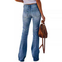 Chic Cropped Bootcut Jeans for Women