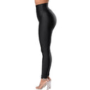 Chic Shiny High-Waisted Leggings for Women