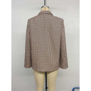 Stylish Women's Checked Oversized Blazer Jacket