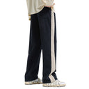 Textured Fabric Women's Side Stripe Pants
