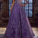 Chic Asymmetric Evening Dress with Decorative Accents
