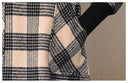 Chic Checkered Women's Dress with Pocket Design