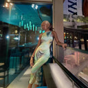 Chic Cocktail Dress with Refined Cut