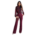 Chic Floral Print Ruffle Blouse for Women