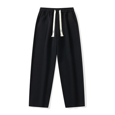 Elastic Waist Women's Pants with Side Pockets