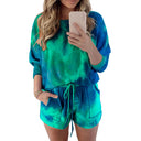 Chic Women's Shorts Set with Adjustable Drawstring