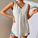 Chic Long Sleeve Blouse with Textured Design and Button Accents