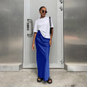 Flowing High Cut Maxi Skirt for Women