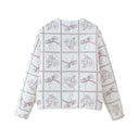 Floral Quilted Blazer for Women