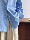 Stylish Oversized Cotton Blouse for Women