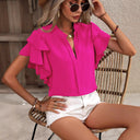 Chic Ruffled Women's Blouse for Any Occasion