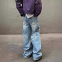 Stylish Women's Vintage Baggy Jeans with Unique Design