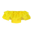 Chic Women's Blouse with Ruffled Sleeves and Stylish Waistband