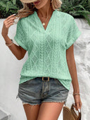 Stylish Women's Short Sleeve Blouse