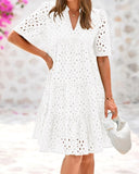 Women's Summer Lace Embroidery Dress