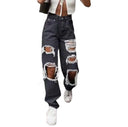 Trendy Distressed Women's Denim Jeans
