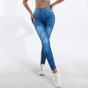 Fashionable Women's Cut-Out Leggings with Straps