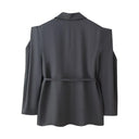 Stylish Women's Blazer Jacket with Wide Shoulders