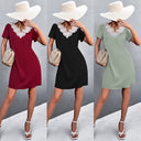Chic Lace Women's Dress with Casual Design