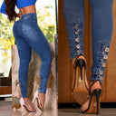 Chic Destroyed Effect Women's Jeans