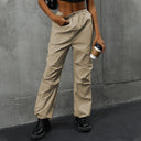 Women's Outdoor Pants with Elastic Waist & Pockets