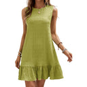 Women's Ruffle Design Casual Dress