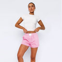 Stylish Striped Cotton Shorts for Women