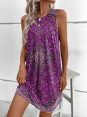Floral Sleeveless Dress for Women