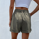 Chic Pleated Shorts with Stylish Belt