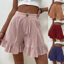 Chic Ruffle Shorts for Women