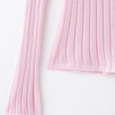 Chic Ribbed Knit Blouse for Women
