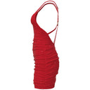 Stylish Spaghetti Strap Glitter Nightgown for Women