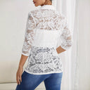 Lace Sleeve Women's Blazer for Stylish Appeal