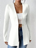 Asymmetrical Women's Blazer Jacket - Chic Design