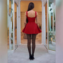 Flared Skirt Women's Short-Sleeve Dress