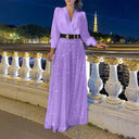 Women's Glittering Evening Dress with Stunning Bodice and Shimmering Skirt