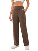 Women's Relaxed Fit Leisure Pants with Side Pockets