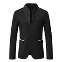 Chic Women's Blazer with Modern Button Accents