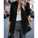 Structured Herringbone Blazer for Women