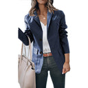 Chic Women's Blazer with Dual Pockets