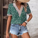 Floral Embroidered Women's Blouse - Chic Style