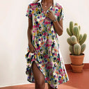 Floral Asymmetrical Women's Dress for Every Occasion