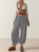 Stylish Women's Harem Pants with Elastic Waistband
