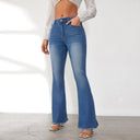 High Waist Bootcut Jeans for Women