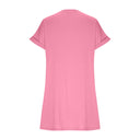 Chic Women's T-Shirt Dress with Convenient Pockets