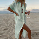 Chic Women's Linen Shirt Dress
