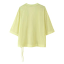 Chic Women's Wrap Blouse with Decorative Tie
