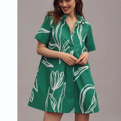 Chic Women's A-Line Blouse Dress