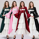 Chic Ruffled Historical Dress for Women