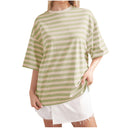 Women's Striped Oversized T-Shirt – Stylish Everyday Wear